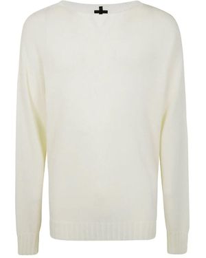 MD75 Oversized Round Neck Sweater F. 7 - White