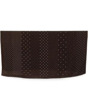 Destin Scarf Wool Random Dots "Judy Carre 90X90 Cm" - Black