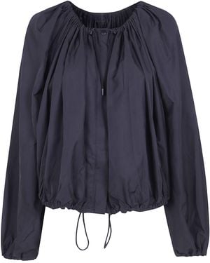 TOTEME Coat Gathered Parachute Coat - Blue