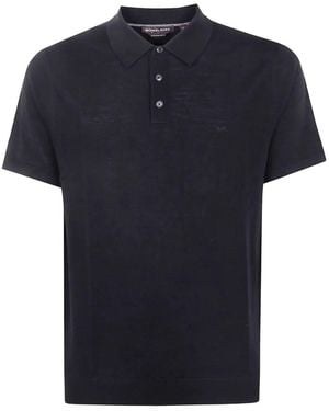 Michael Kors Core Merinos Short Sleeves Polo Embroider - Blue