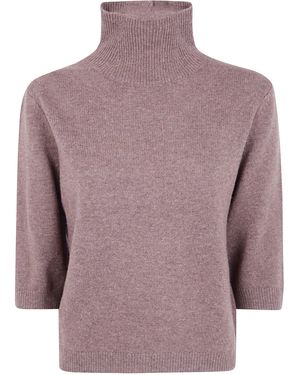 JC Sophie Jumper Mock Neck "Pierson" - Purple