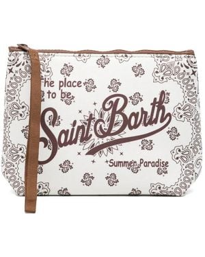 MC2 Saint Barth Pouch Main Material "Aline" - White