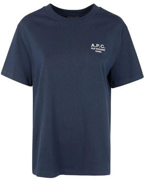A.P.C. A. P.C. A. P.C. Rue Madame Gots Standard T-Shirt - Blue