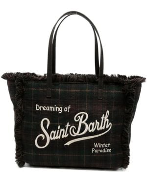 MC2 Saint Barth Handbag Fringed "Vanity" - Black