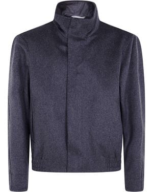 Lardini Jacket Wool 100% Virgin Wool - Blue