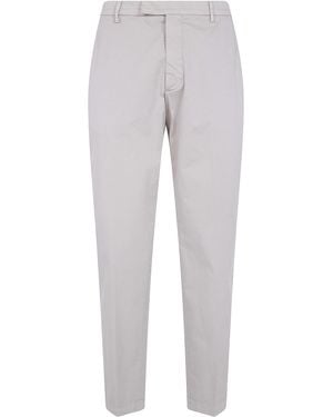 Michael Coal Cotton Classic Trousers - Grey