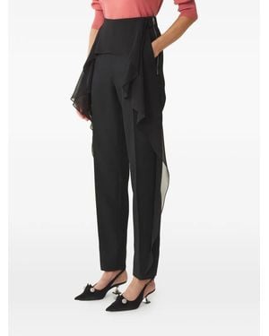Lanvin Pants With Ruffles - Black