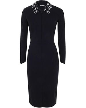 Chiara Boni Zoelle Pearl Dress Jersey - Black