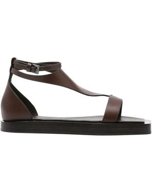 Max Mara Velaflat Flat Sandal - Brown