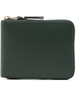 Comme des Garçons Zip-Around Leather Wallet - Green