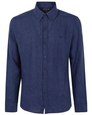 Michael Kors Long Sleeves Linen 2 Pockets Over Shirt in