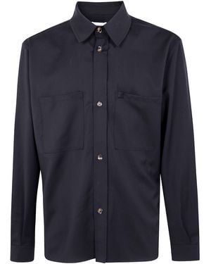 Laneus Wool Shirt - Blue
