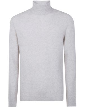 Nuur Long Sleeves Turtle Neck Jumper - White