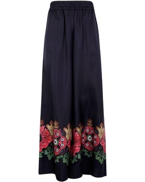 La DoubleJ "Palazzo" Trousers Placée - Red