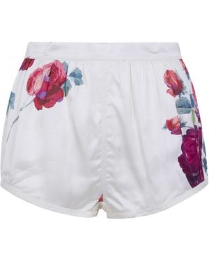 N°21 Culotte With Roses - White