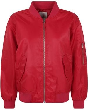 Anine Bing Jacket Zipper "Leon" - Red