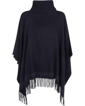 Ralph Lauren Poncho Ruana "Ruana" - Blue