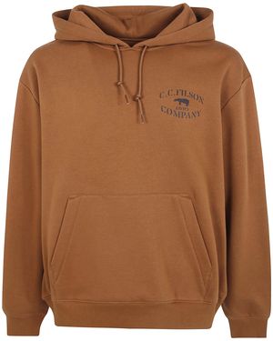 Filson Sweatshirt Graphic "Stencil Graphic" - Brown