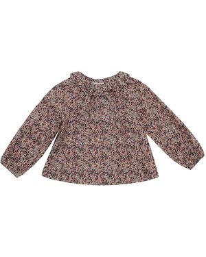 Teddy & Minou Shirt Long Sleeves "A26Tcl0003C0001 390 Ribes" - Brown