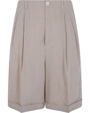 Jacquemus Le Short Pastro Bermuda Trousers - Natural