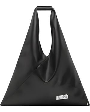 MM6 by Maison Margiela Top Handle Handbag "Japanese" - Black