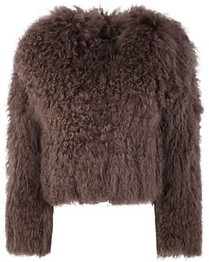 DR. HOPE Fur Jacket - Brown
