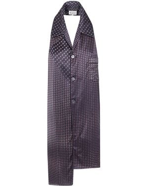 Maison Margiela Scarf Paisley "Shirting" - Purple