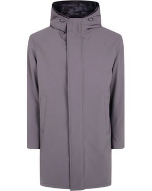 Herno Jacket Oversized Sport "Pa000190U.12923 2700 Mink" - Purple