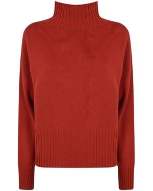 Drumohr Sweater V Neck "L5Mn504L 280 Spices" - Red
