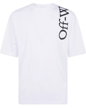 Off-White c/o Virgil Abloh T-Shirt Short Sleeves "Vertical Bookish Skate" - White
