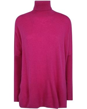 ABSOLUT CASHMERE Turtle Neck Jumper "Clara" - Pink