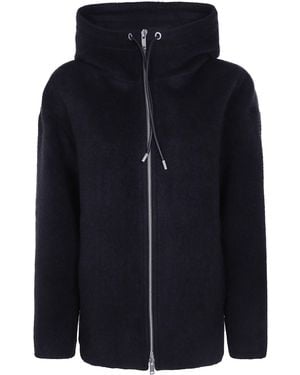 Studio Nicholson Hooded Zip-Through Jacket Etna - Blue