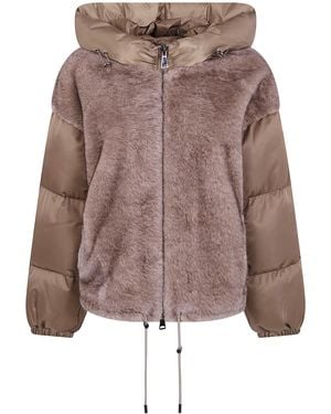 Betta Corradi Coat Hooded "Dudu" - Brown