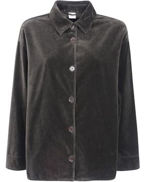 Aspesi Jacket Classic Velvet "Velvet Classic Jacket" - Black