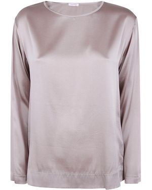Rossopuro Maglione Maniche Lunghe "Silk Blouse" - Neutro