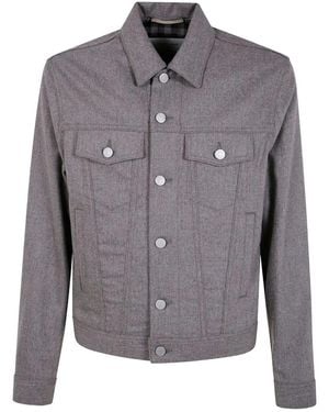 Jacob Cohen "Trucker Rw" Jacket - Gray