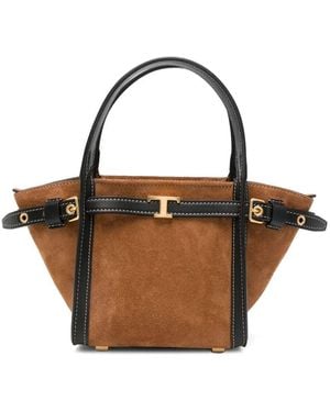 Tod's Handbag Mini Shopping Bag "Tim" - Brown