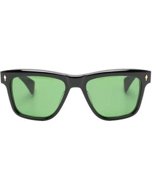 Jacques Marie Mage "Lankaster" Sunglasses - Green