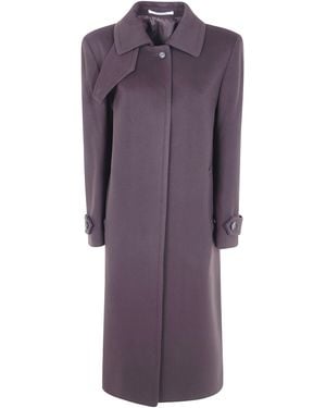 Tagliatore Coat Wool Cashmere "Bethany" - Purple