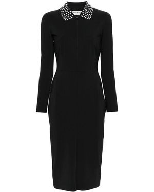 La Petite Robe Di Chiara Boni Zoelle Pearl Midi Dress - Black