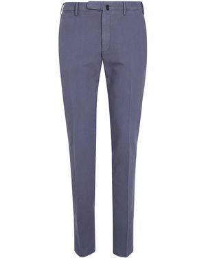 Incotex Trousers Regular Fit "Classic Regular Chino" - Blue