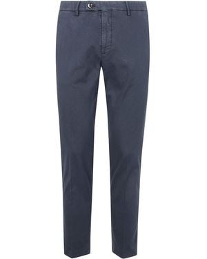 Michael Coal Pantaloni Capri Tasche Americane - Blue