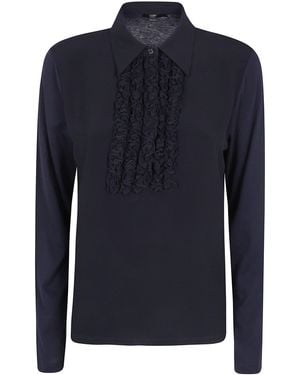 Seventy Jumper Ruffle Neck "Mj2148.890180 999" - Blue