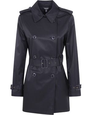 Ralph Lauren Trench Coat Double Breasted "Belted Lined" - Blue