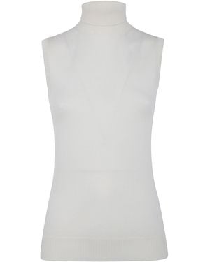 Max Mara Sweater Sleeveless "Spx Eschimo" - White