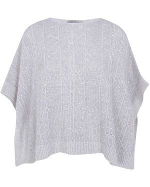 D.exterior D. Exterior Cape Soft Alpaca "Galles" - Grey