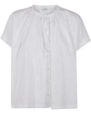 Aspesi Short Sleeves Oversized Shirt - White