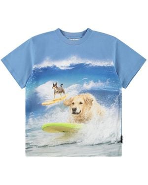 Molo "Riley" Short Sleeves T-Shirt - Blue