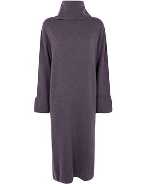 Liviana Conti Dress Cashmere "Yuko" - Purple