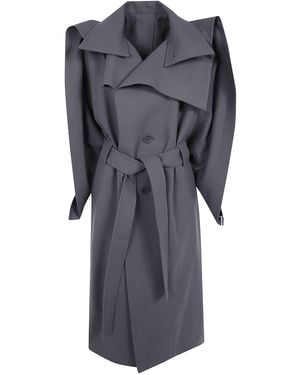 Issey Miyake Coat "Calligraph" - Gray